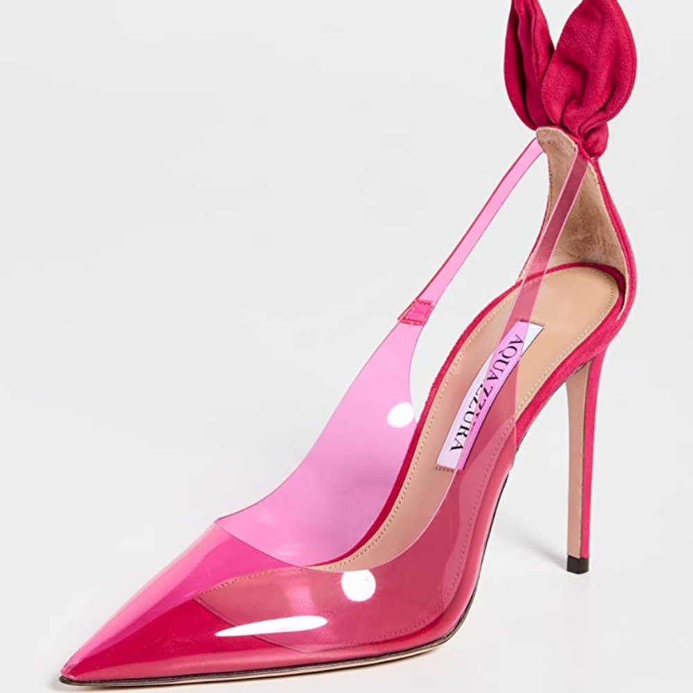 Aquazurra Bow Tie Plexi Pump